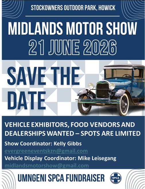Midlands Motor Show 2026 SAVTEC Events Midlands Motor Show 2026 events