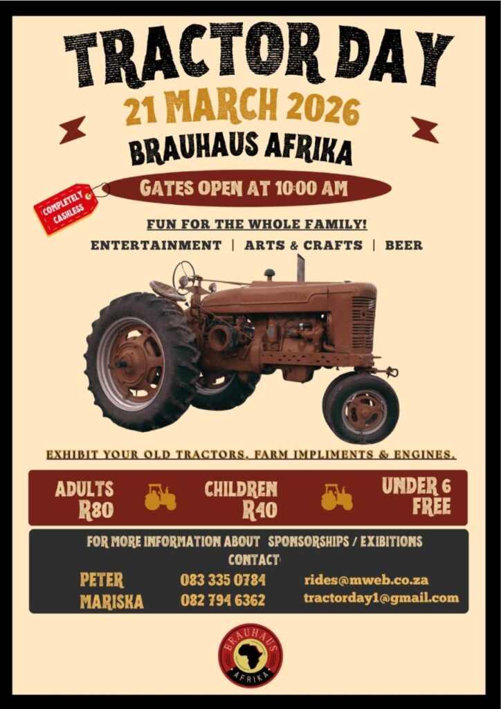 Tractor Day Brauhaus Afrika SAVTEC Events Tractor Day Brauhaus Afrika events